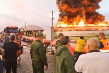 Incendio en depósito de combustible en Cuba deja 49 heridos