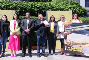 PRD pide a Hacienda subsidiar precio de la tortilla en 2023