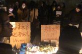 Protestan en China contra la política de 