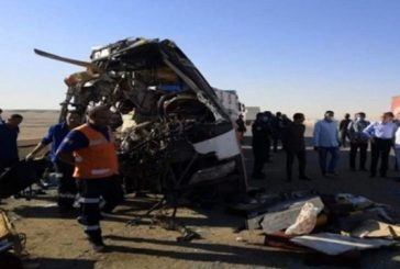 Accidente de autobús en Egipto deja cinco muertos y 50 heridos