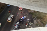 Hallan 3 cuerpos bajo el puente Sin Fin de la carretera Cuernavaca-Temixco en Morelos
