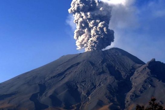 Sin riesgo para la población por actividad del Popocatépetl