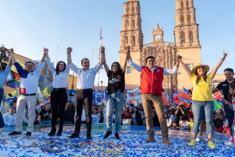 Libia Dennise García, candidata a la gubernatura, llama a trabajar por la libertad en Guanajuato